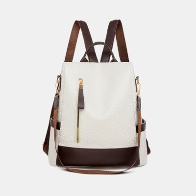 Stylish PU Leather Backpack for Everyday Adventures