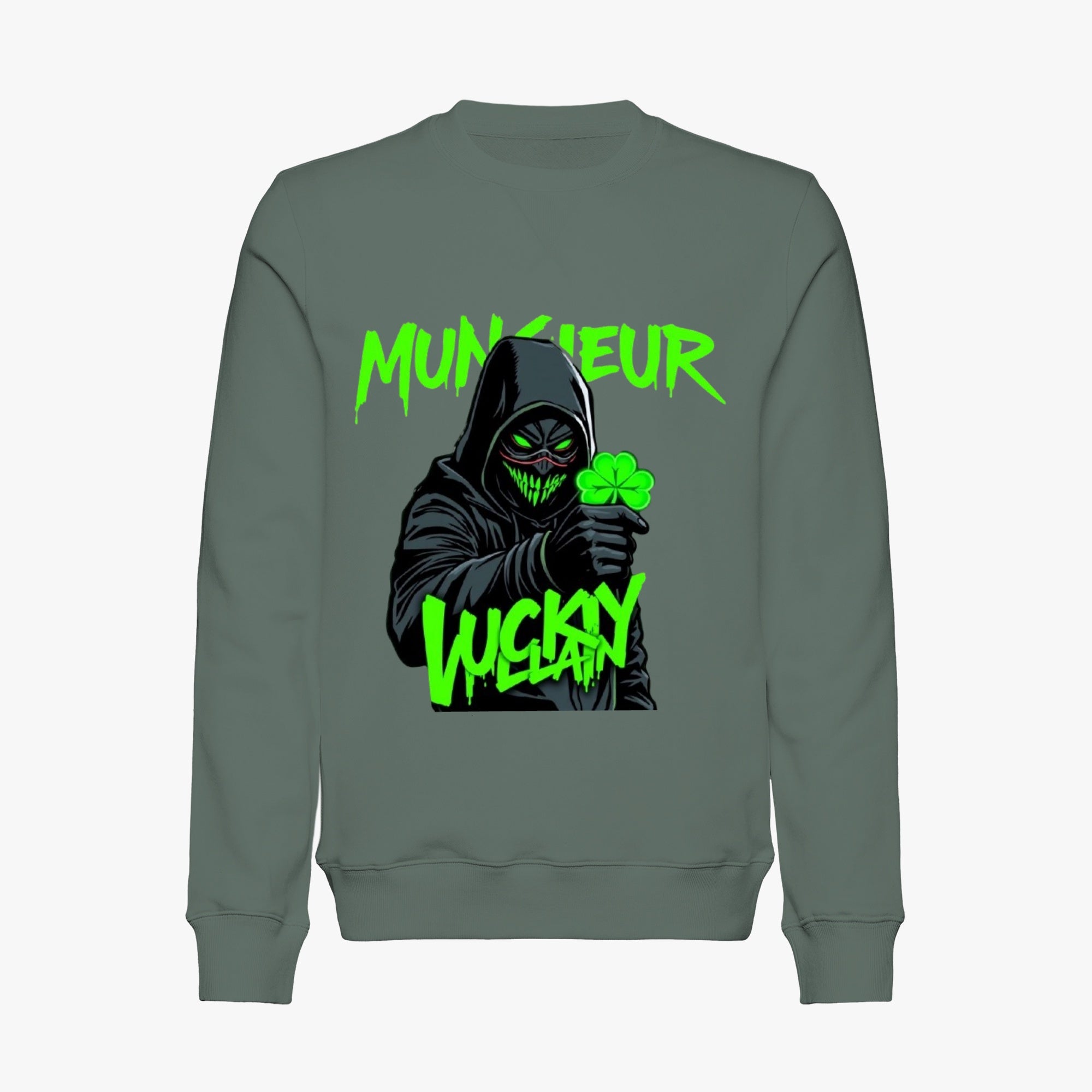St. Patrick's Day Collection Munsieur Unisex Clover Gang 🍀 Crewneck Hoodie Sweater