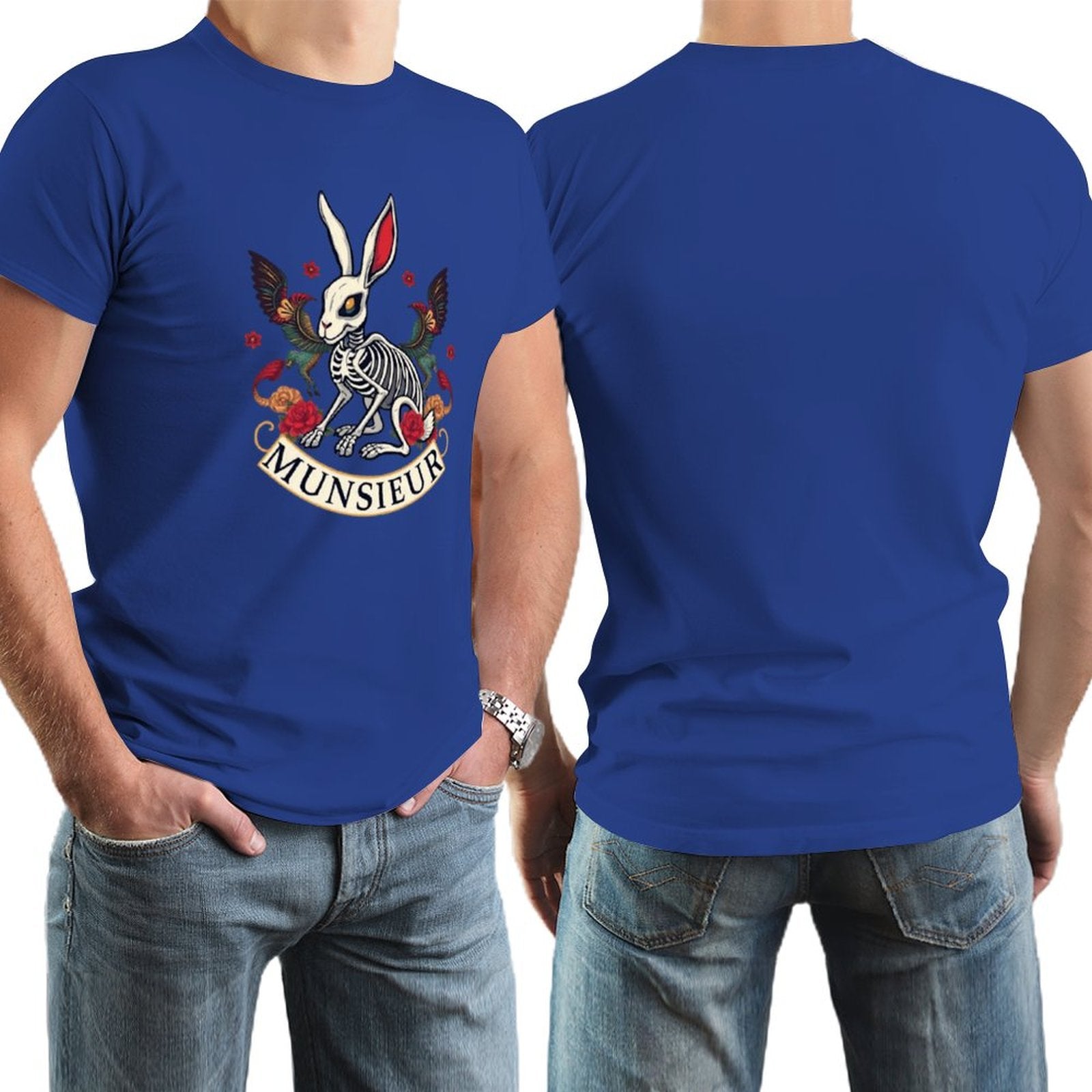 Munsieur Brand Tee "Rabbit FuFu" Streetwear Design Stylish Tee for Men