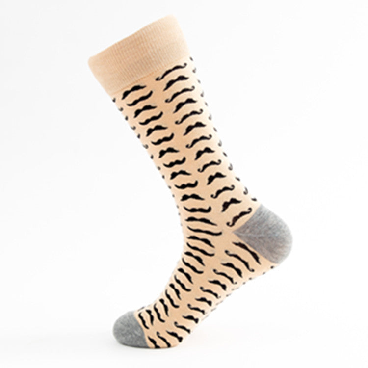 Men's Casual Mid-calf Casual Cotton Socks