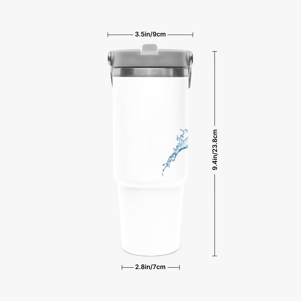 1119. Flip Straw Tumbler - 30oz