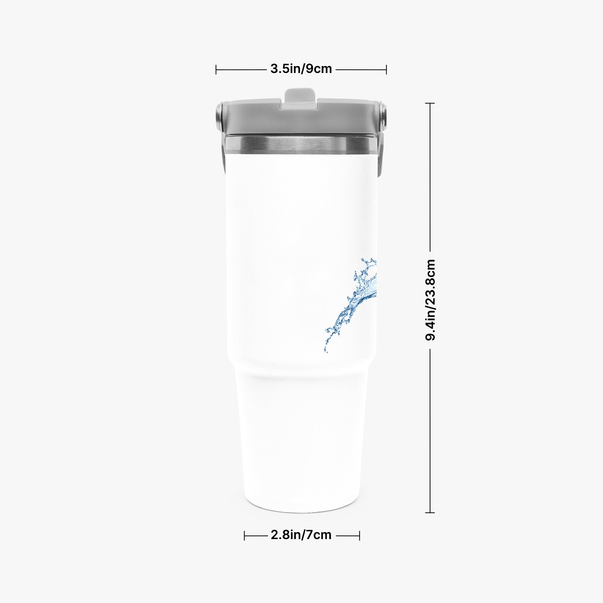 1119. Flip Straw Tumbler - 30oz