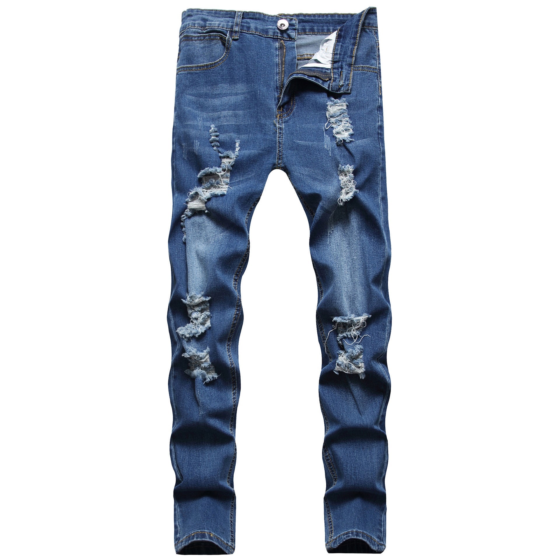 Men's Ripped Slim-fit Fashion Pants