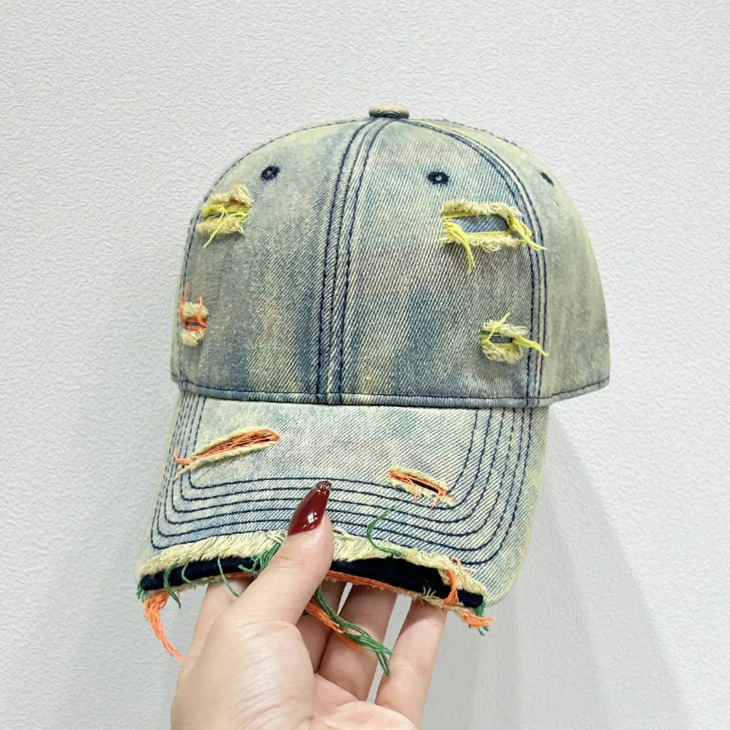 Distressed Adjustable Baseball Hat Accessories
