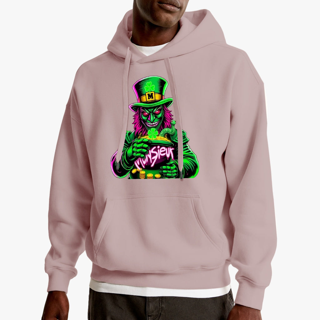 St. Patrick's Day Collection Munsieur Leprechaun Mafia Unisex Premium Pullover Hoodie Sweater