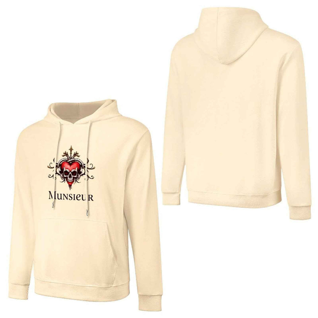 Deadly Love Hoodie | Heart Skull Gothic Streetwear | MUNSIEUR