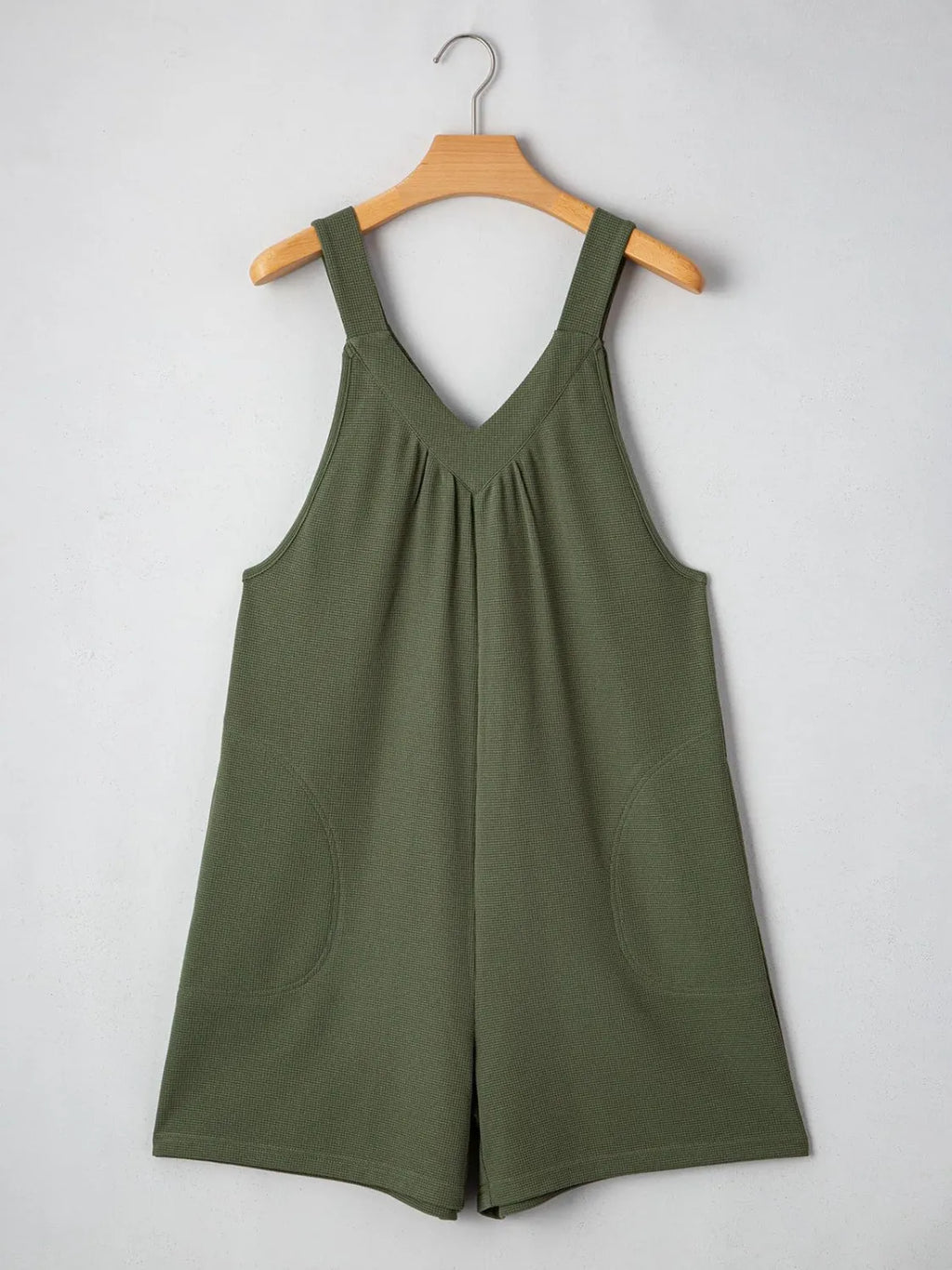V-Neck Wide Strap Romper