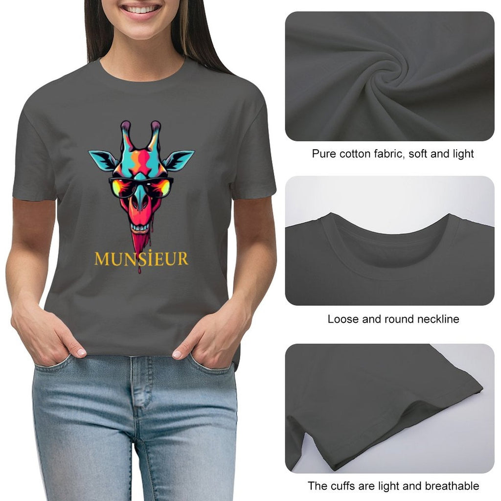 Munsieur T-Shirt for Women: Perfectly Tailored for Modern Confidence for Her