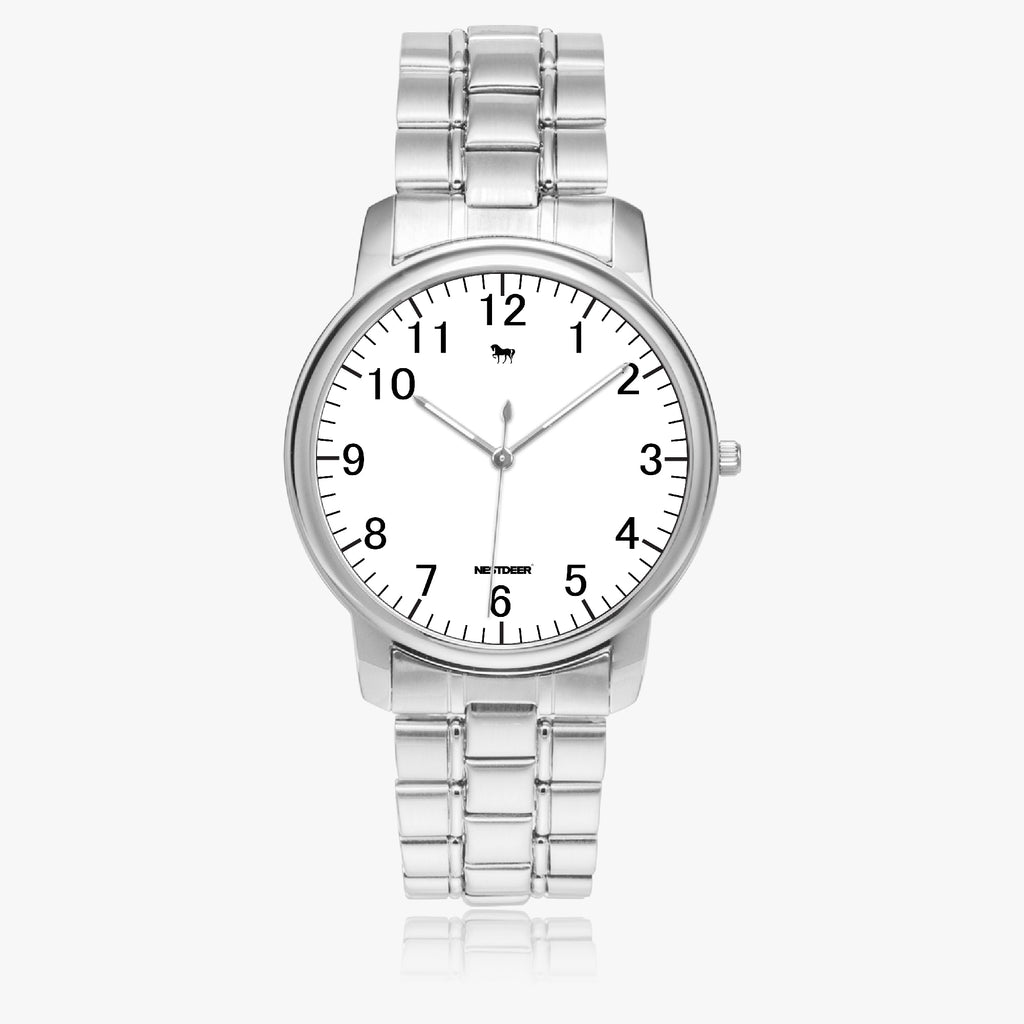 153. Folding Clasp Type Stainless Steel Quartz Watch