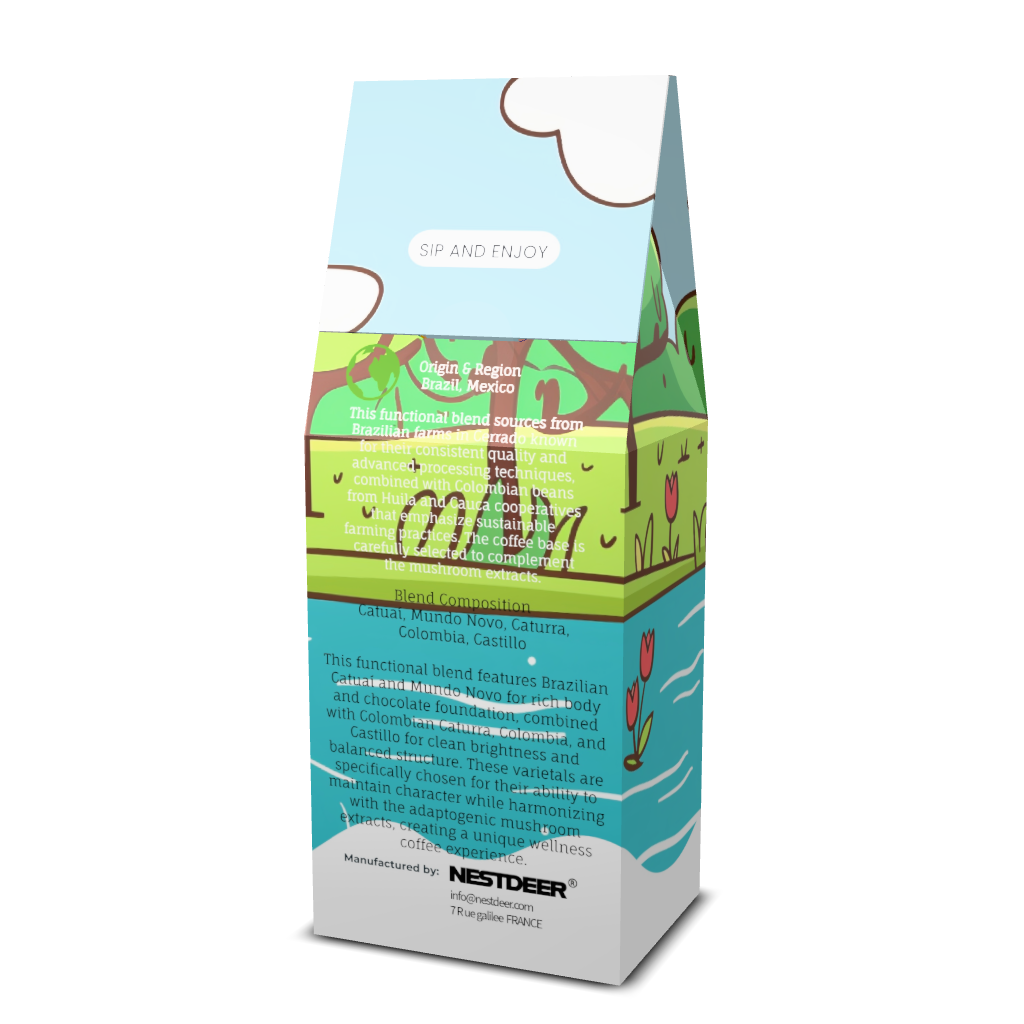 Medium-dark roast COFFEE