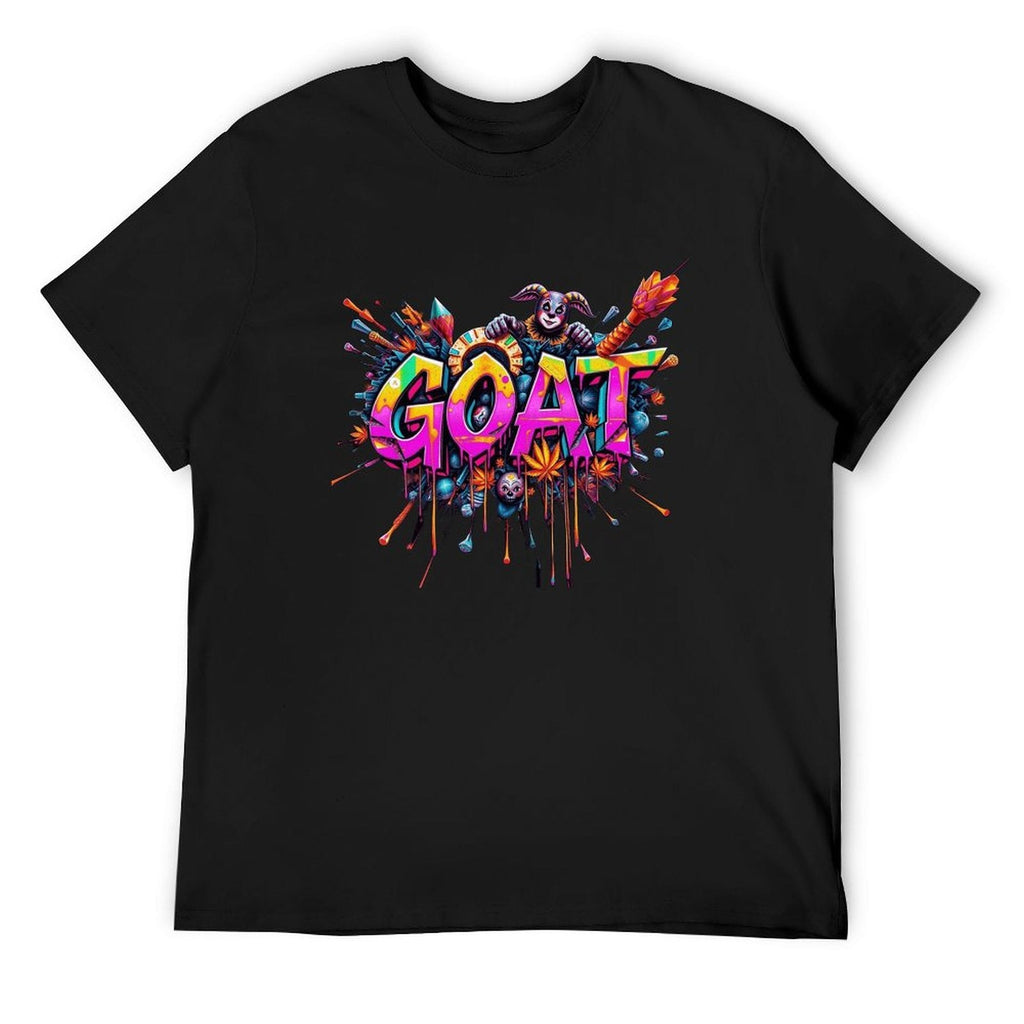 MUNSIEUR Mardi Gras Tee for Men – "GOAT" Elite Legacy Streetwear
