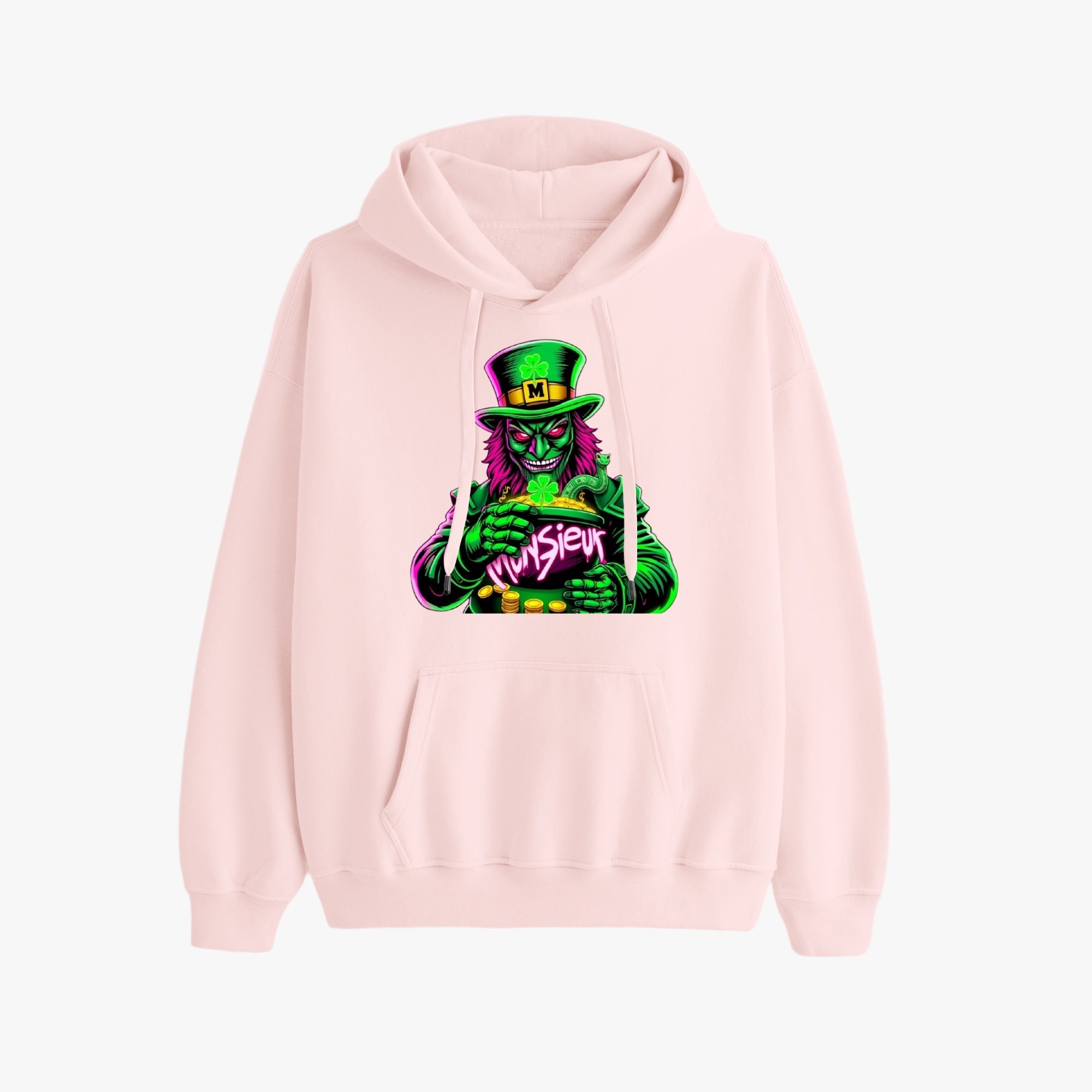 St. Patrick's Day Collection Munsieur Leprechaun Mafia Unisex Premium Pullover Hoodie Sweater