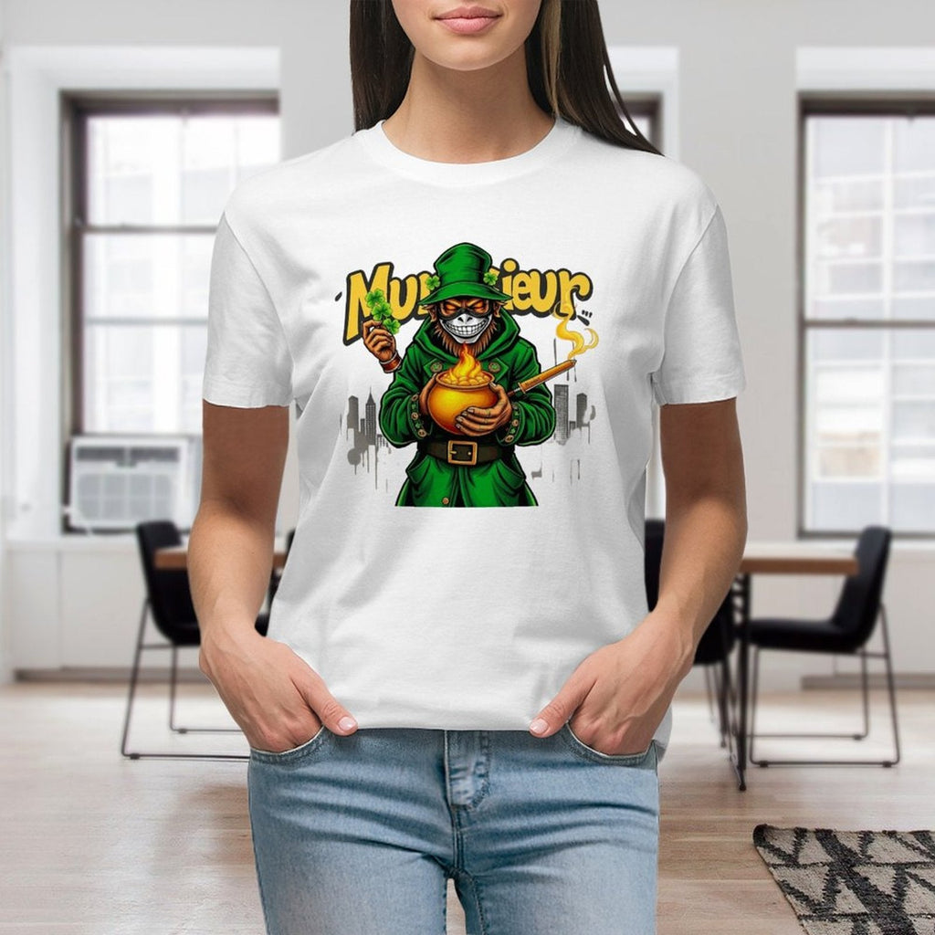 Munsieur St. Patrick's Day Collection Women's Leprechaun Mafia T-shirt