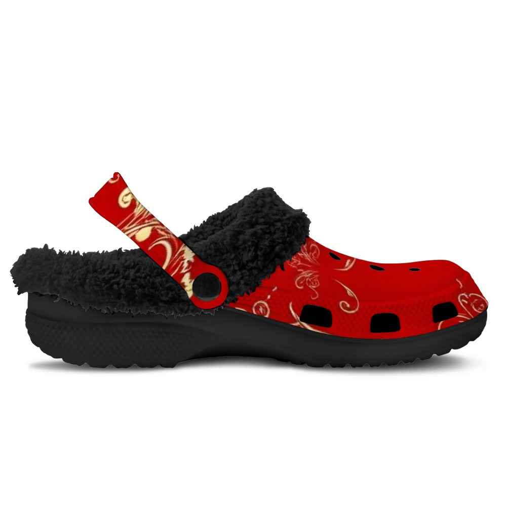MUNSIEUR Fuzzy Crocs Sandals New Arrivals