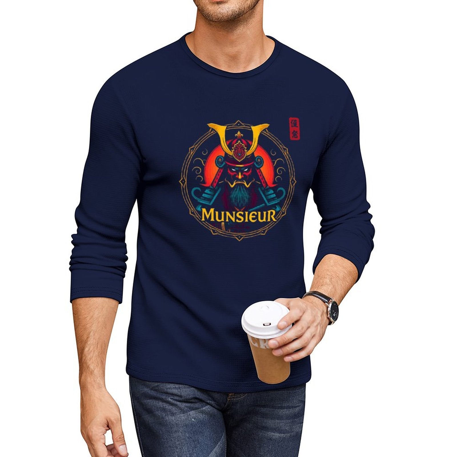 Munsieur Long Sleeve Tee for Men: The Must-Have Layering Essential