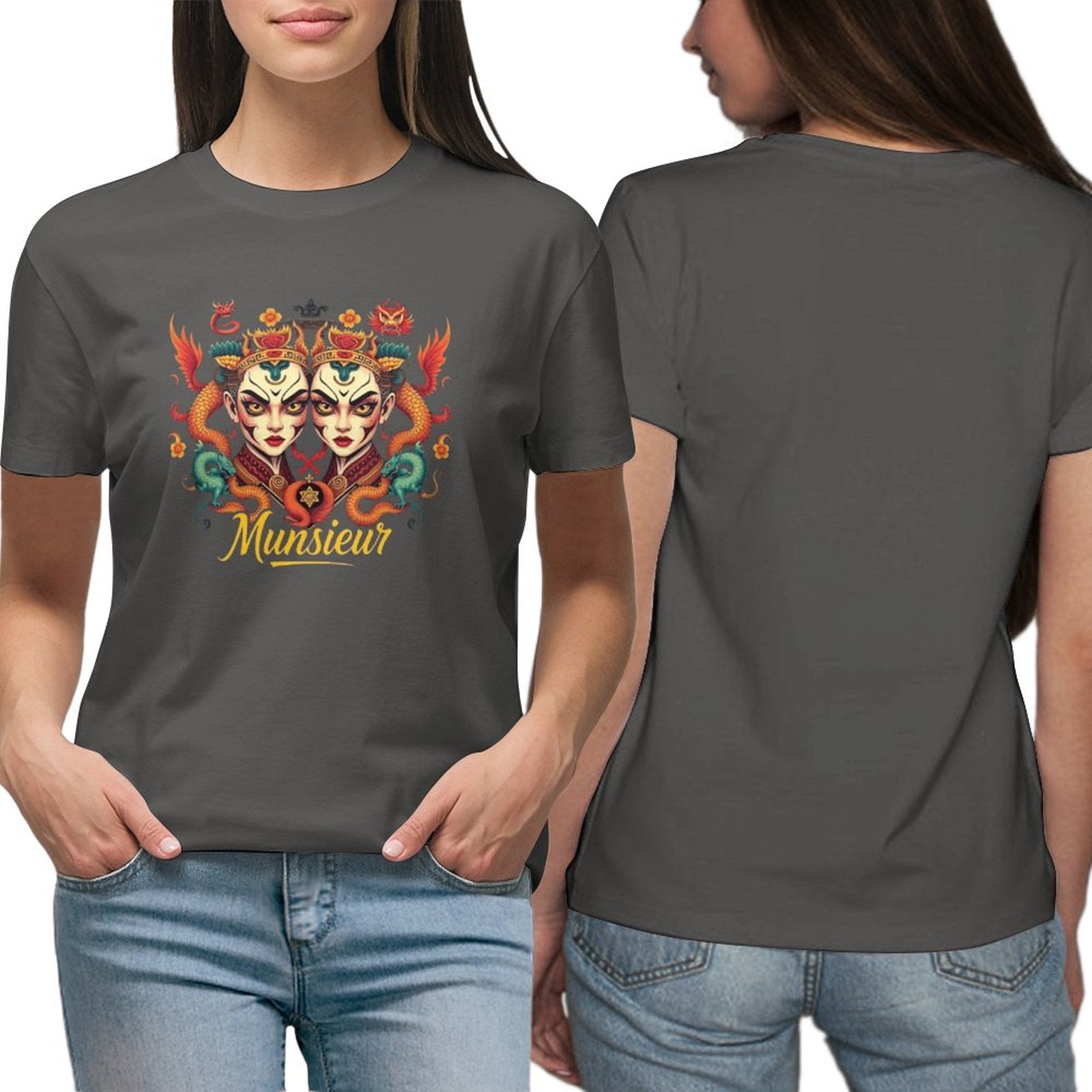 Munsieur T-Shirt for Women: Classic Comfort with a Contemporary Twist for Her