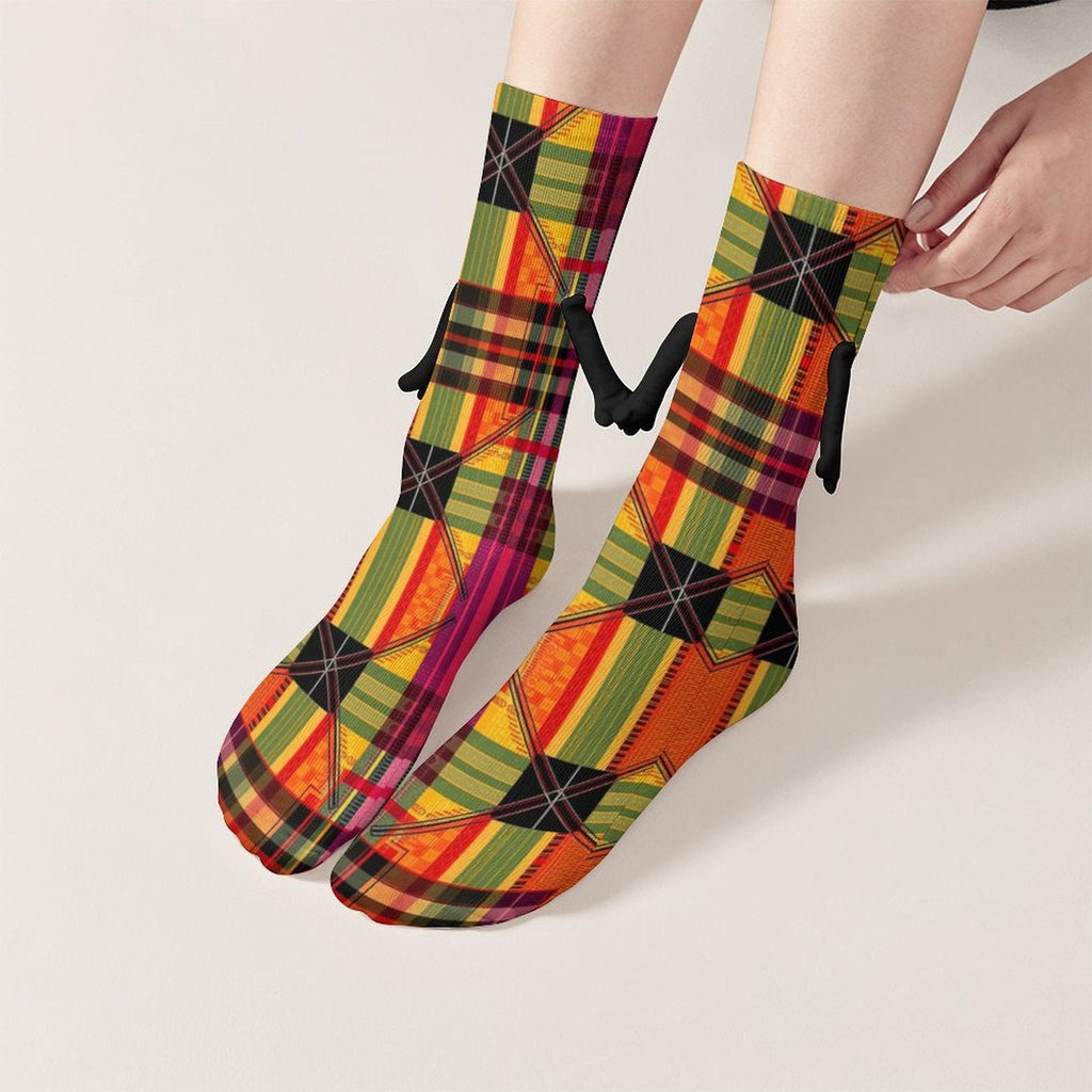 Munsieur Design Buddy Socks Magnetic Holding Hands Funny Socks accessories
