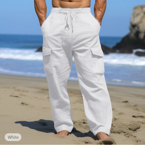 Men's Summer Wear Fashion Multi-pocket Pants