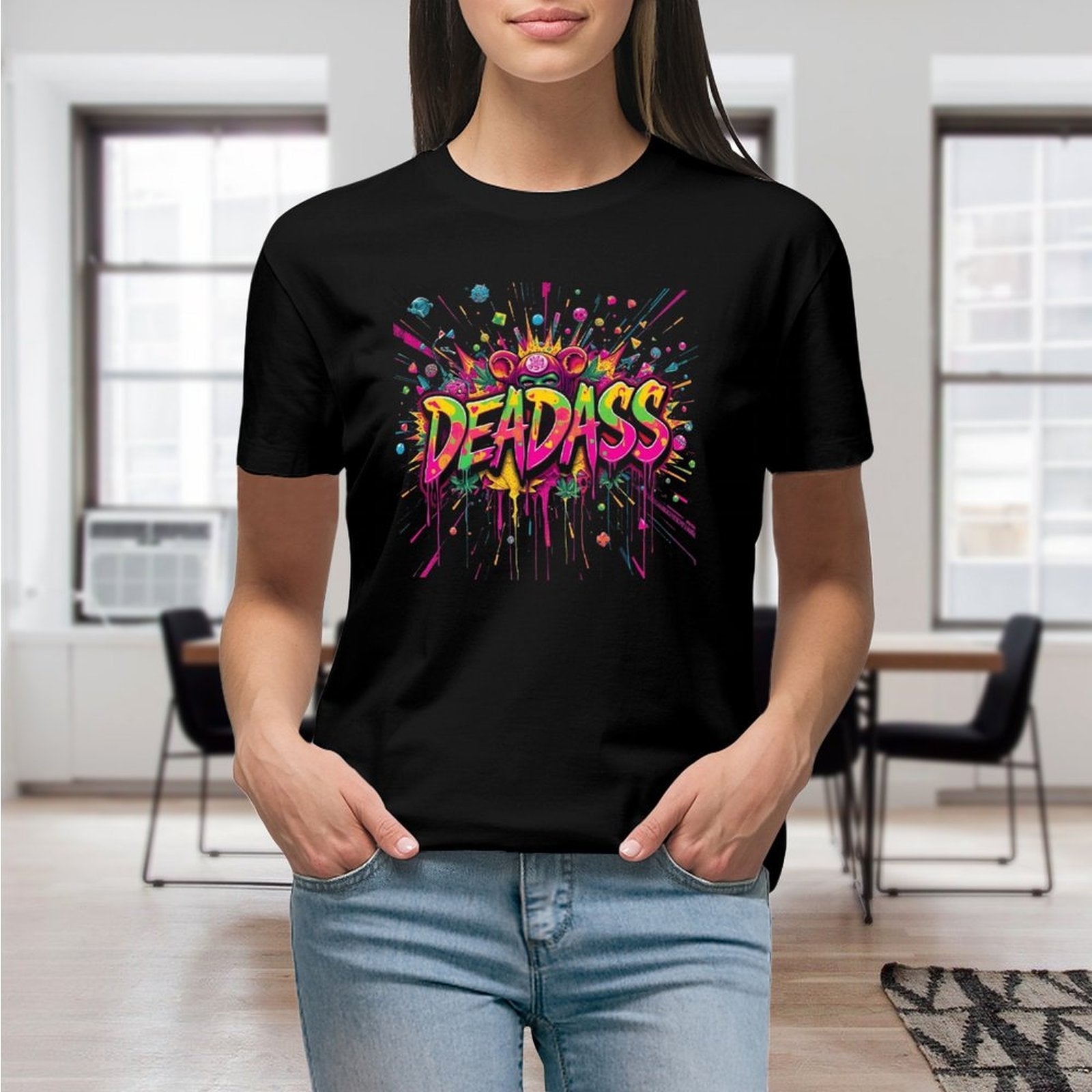 T-shirt for Women "DeadA**" Streetwear Crown Co. 👑