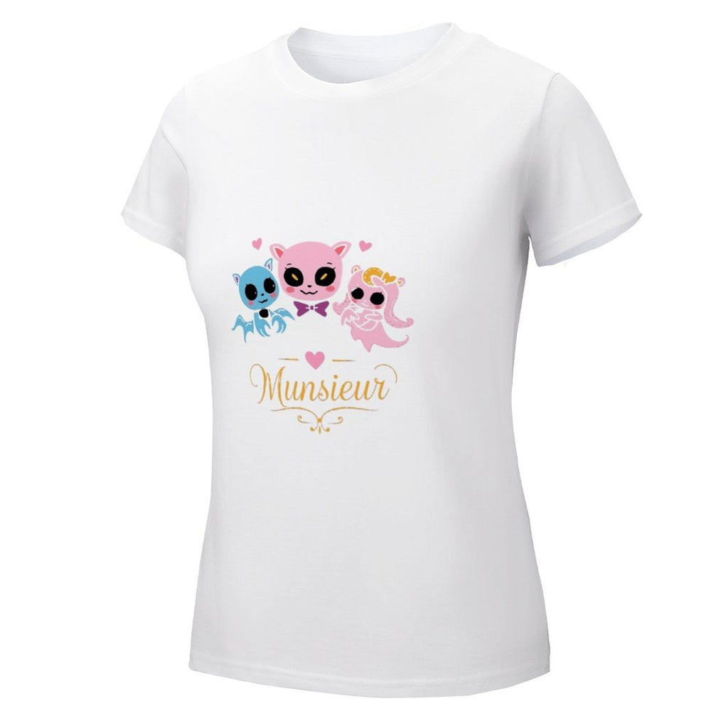 Women's Munsieur T-shirt Valentine's Day Collection "Vampire Friends" Designer Streetwear for Her