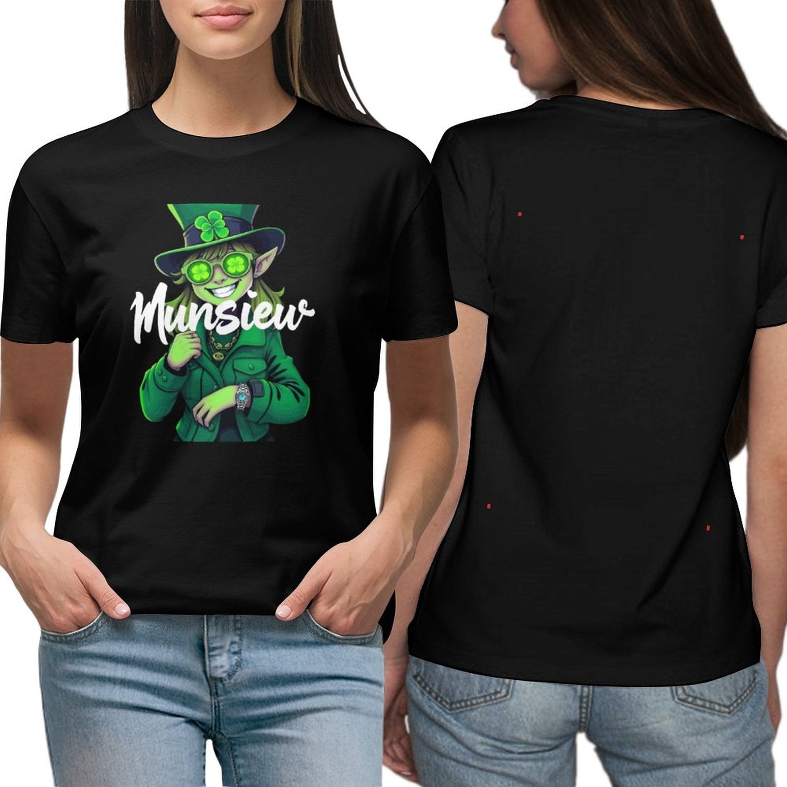 St. Patrick's Day Collection Leprechaun Mafia "Kiku" Women's T-shirt