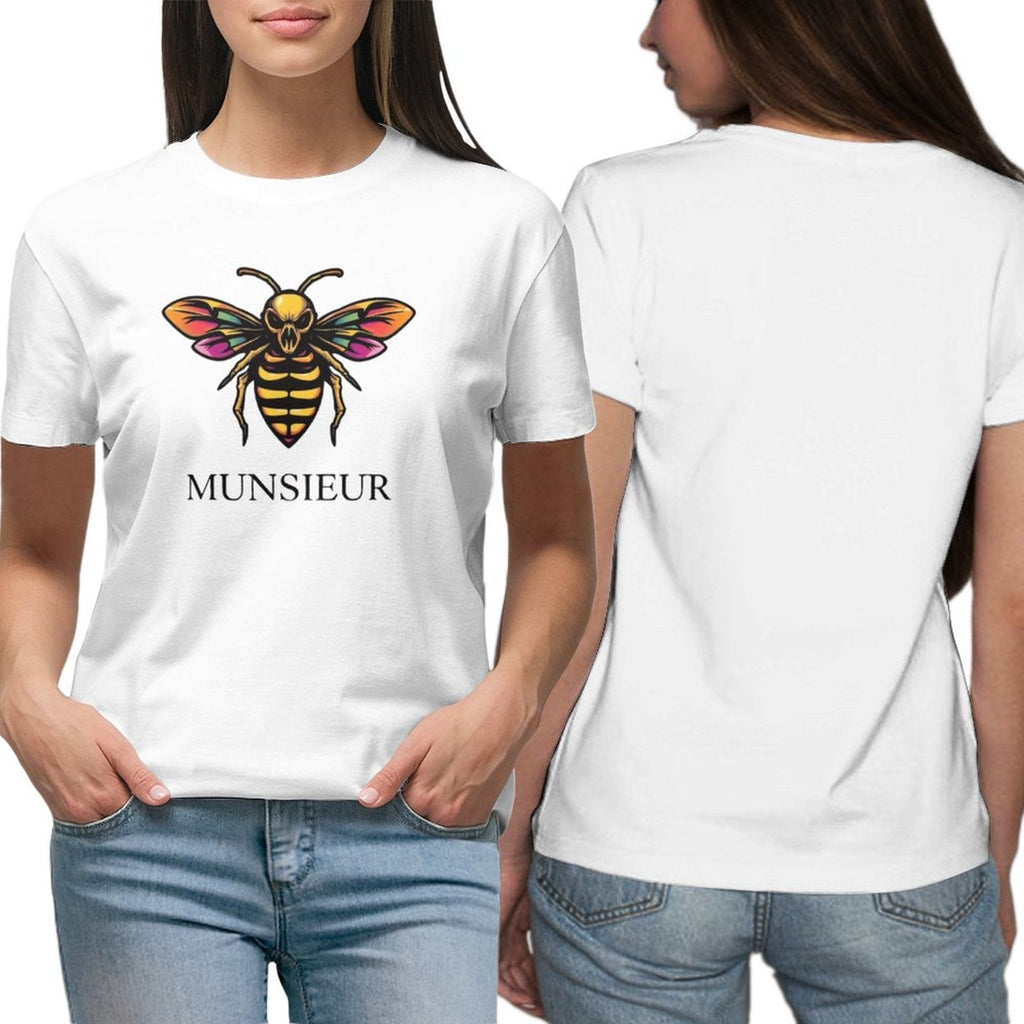 Munsieur T-Shirt for Women: Redefining Casual Chic with Elegance for Her