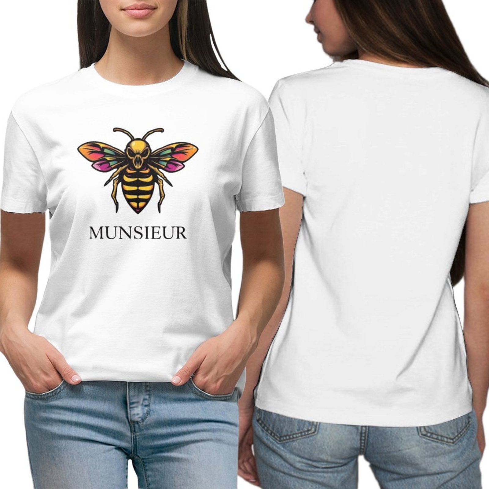 Munsieur T-Shirt for Women: Redefining Casual Chic with Elegance for Her