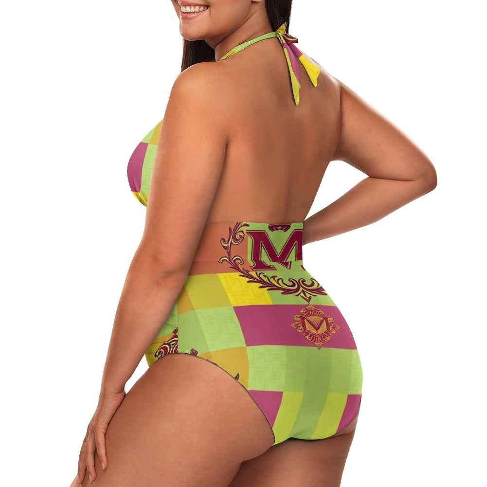 All-Over Print Women's High Cut One-piece Swimsuit