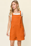 MUNSIEUR Textured Sleeveless Romper - Luxury Designer Jumpsuit for Women