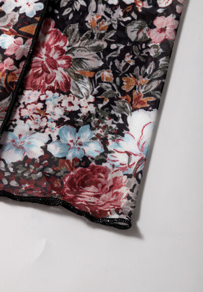 MUNSIEUR Floral Maxi Skirt - Luxury Elastic Waist Skirt for Women