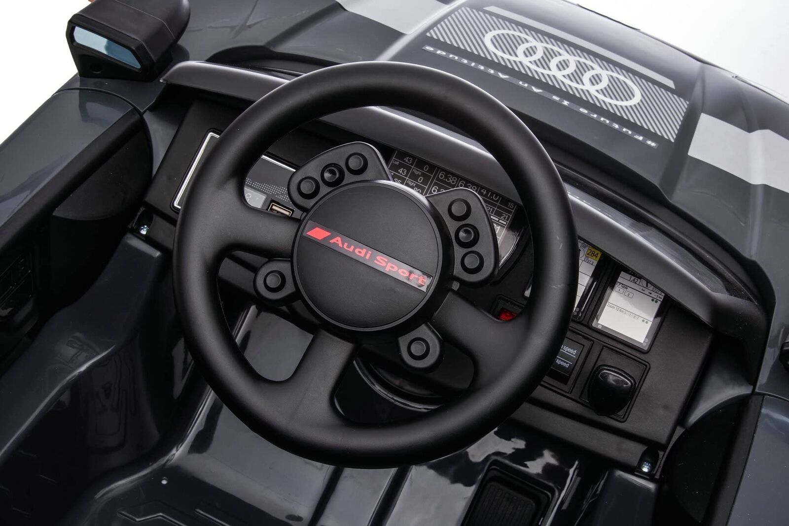 DAKOTT Audi RS Q e-Tron Electric Ride-On Car for Kids with Parental Remote Control