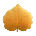 Dark green 3d leaf throw pillow bedroom soft plush cushion