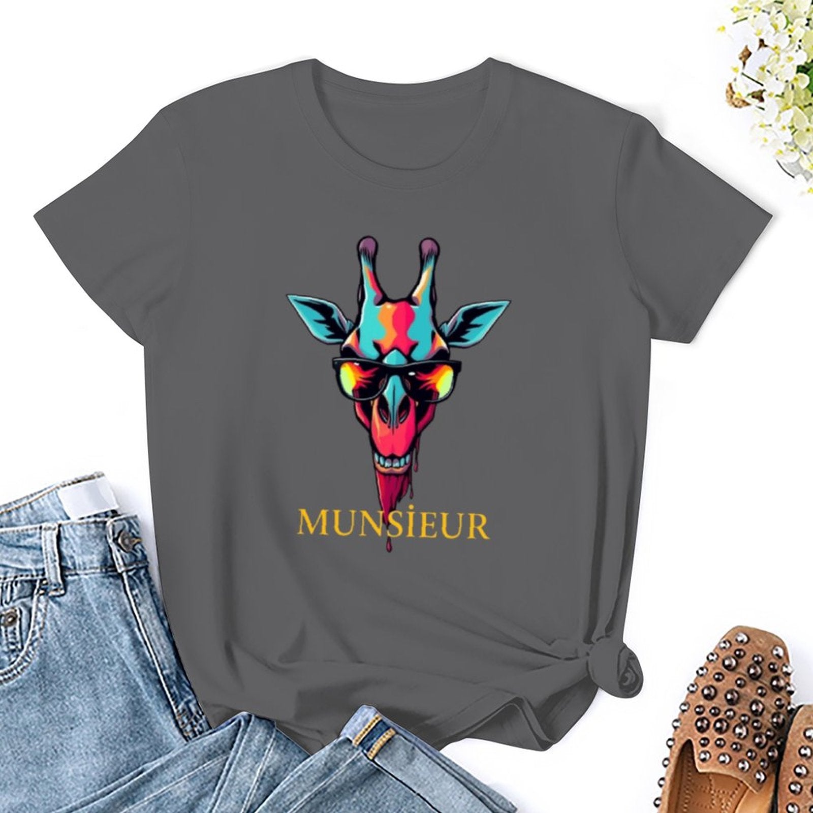 Munsieur T-Shirt for Women: Perfectly Tailored for Modern Confidence for Her