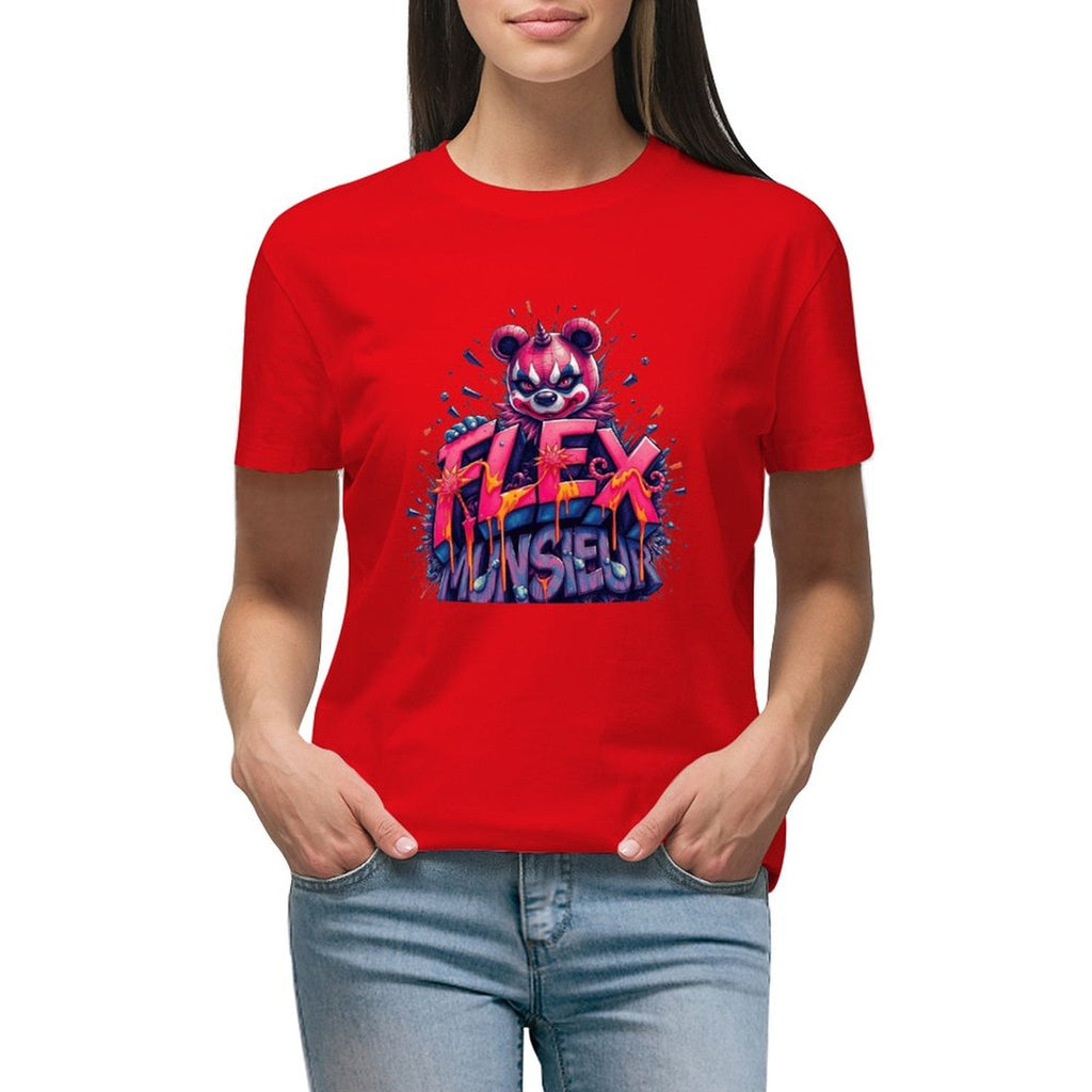 Women's Munsieur T-shirt "Flex" Streetwear for Her