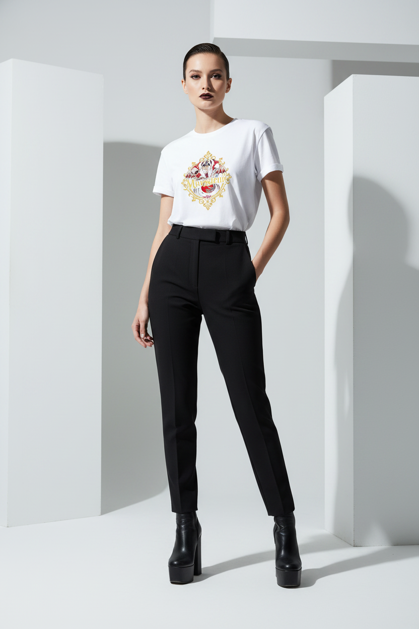 Women's Munsieur T-shirt "Noor" Valentine's Day Design Bleeding Collection
