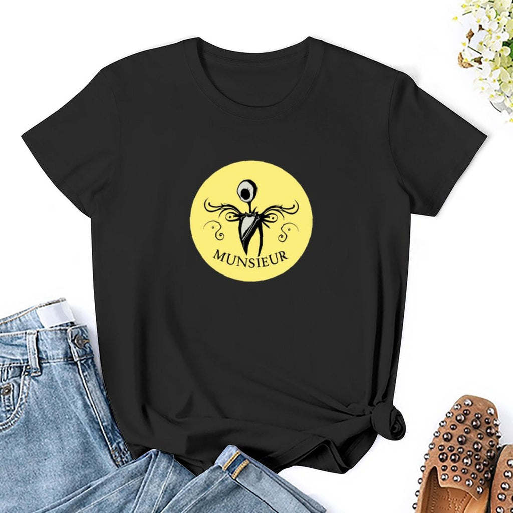 Women's Munsieur T-shirt Halloween Collection 'Grim" Designer Streetwear for Her