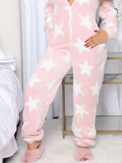 MUNSIEUR Printed Lounge Set - Luxury Zip-Up Loungewear for Women