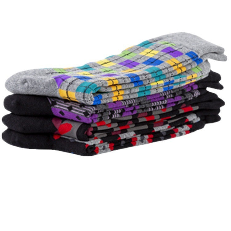 Men's Mid-calf Length Socks Europe And America