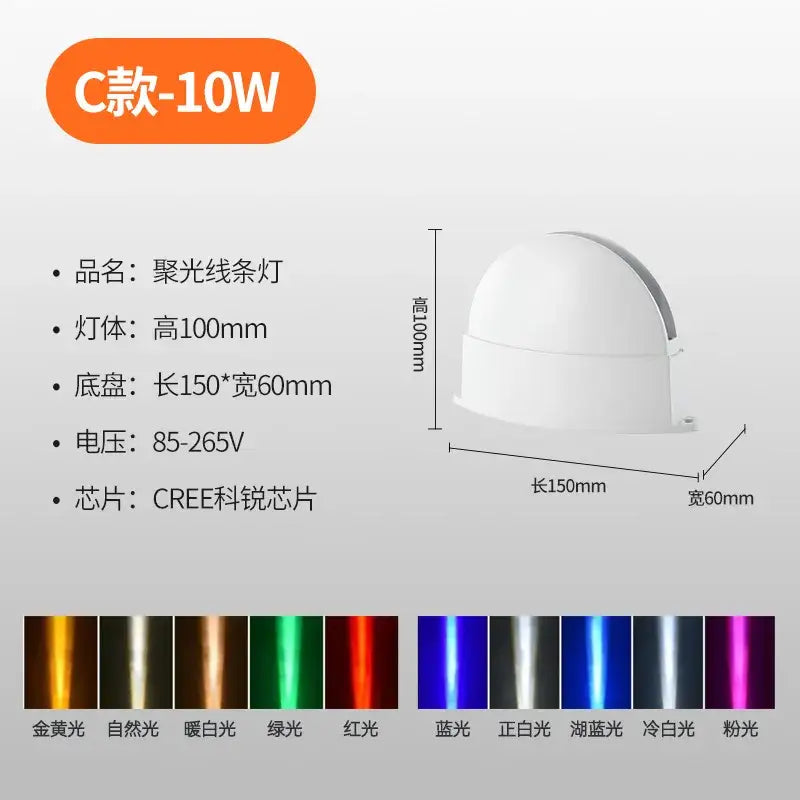 Modern white 10w led spotlight corridor wall light