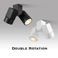 Modern white surface mount downlight living room rotating spotlight