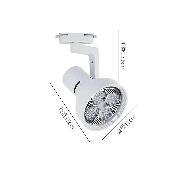 Modern black & white 35w led ceiling spot light retail display fixture
