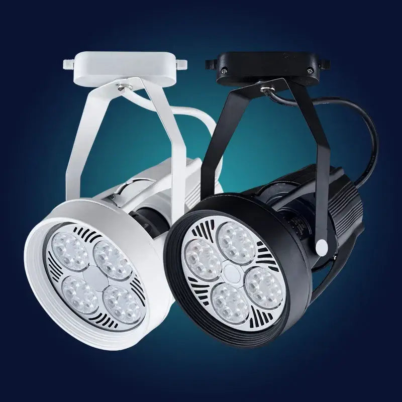 Modern black & white 35w led ceiling spot light retail display fixture