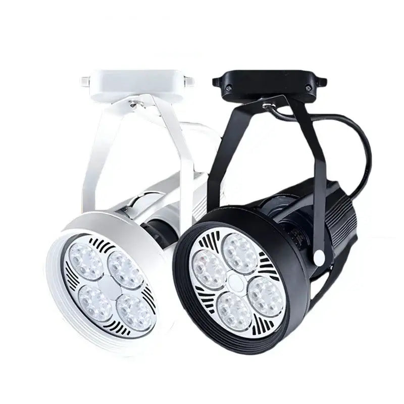 Modern black & white 35w led ceiling spot light retail display fixture