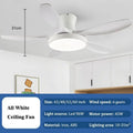Modern light wood ceiling fan light with remote for living room