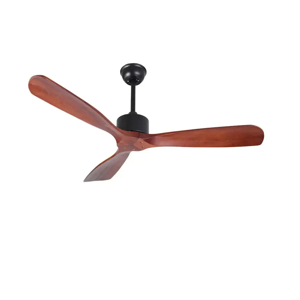 Vintage white wooden ceiling fan living room with remote control