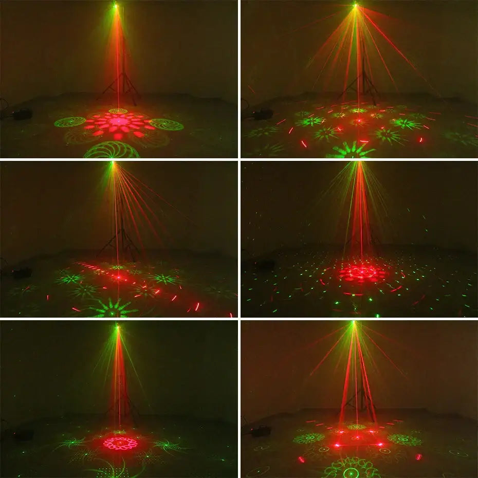 Black 5in1 led gobo stage lighting – living room disco projector