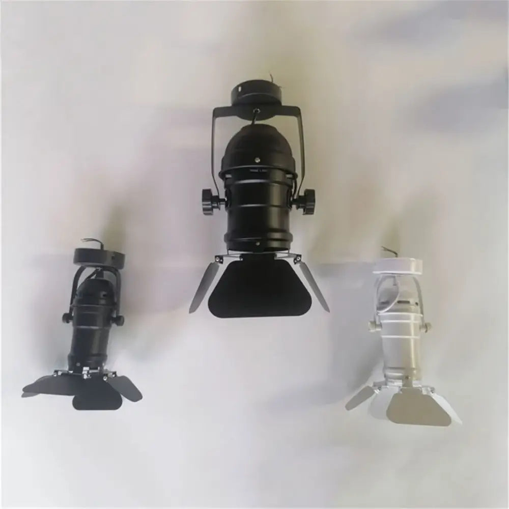 Industrial black & white cob led track light commercial spotlight