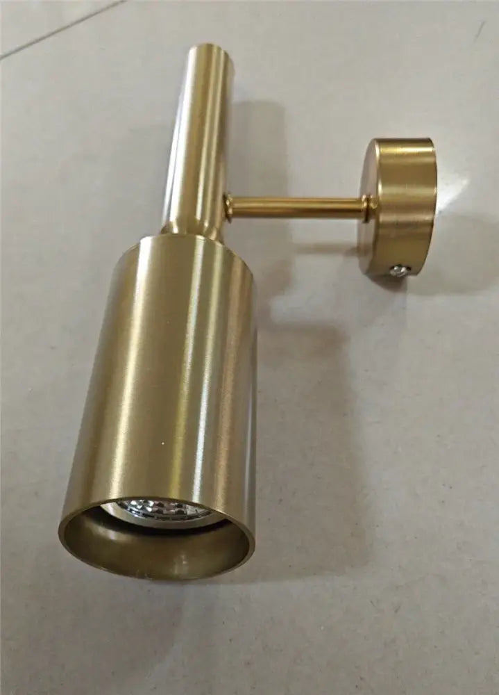 Modern brass cylindrical led ceiling track downlight kitchen light