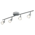 Black metal adjustable angle spot ceiling light for living room