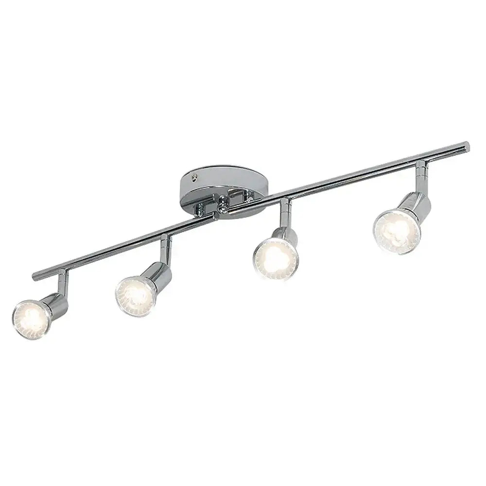 Black metal adjustable angle spot ceiling light for living room